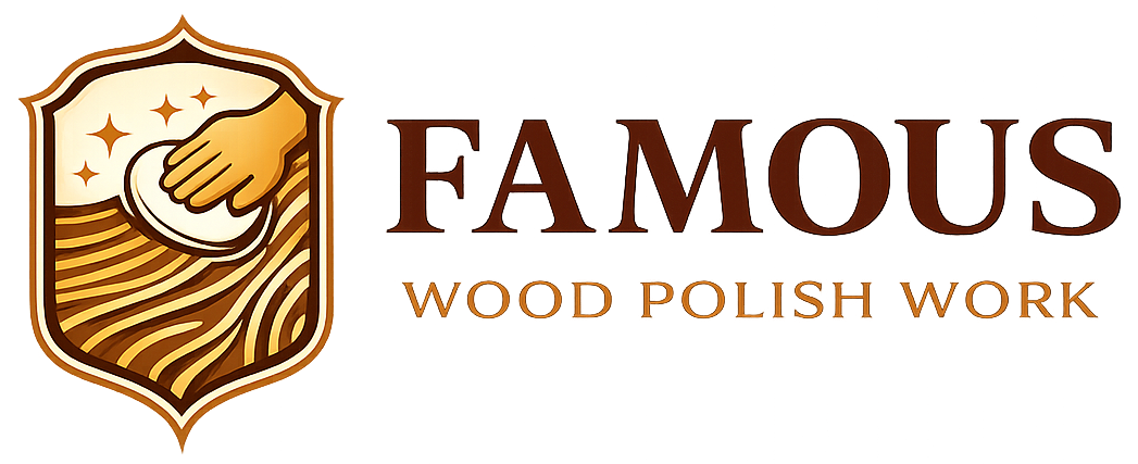 Famous Wood Polish Work Logo